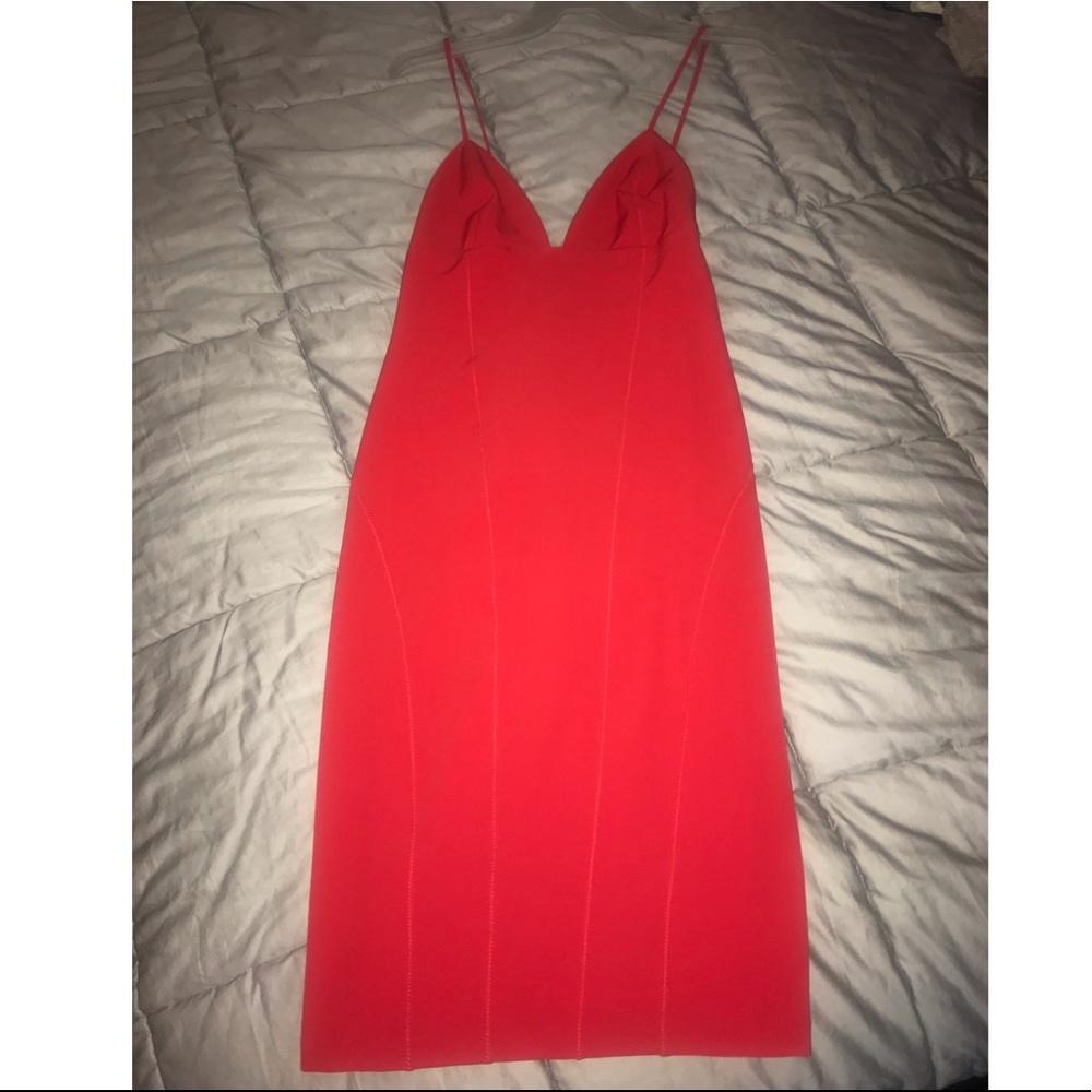 Red Midi Dress
